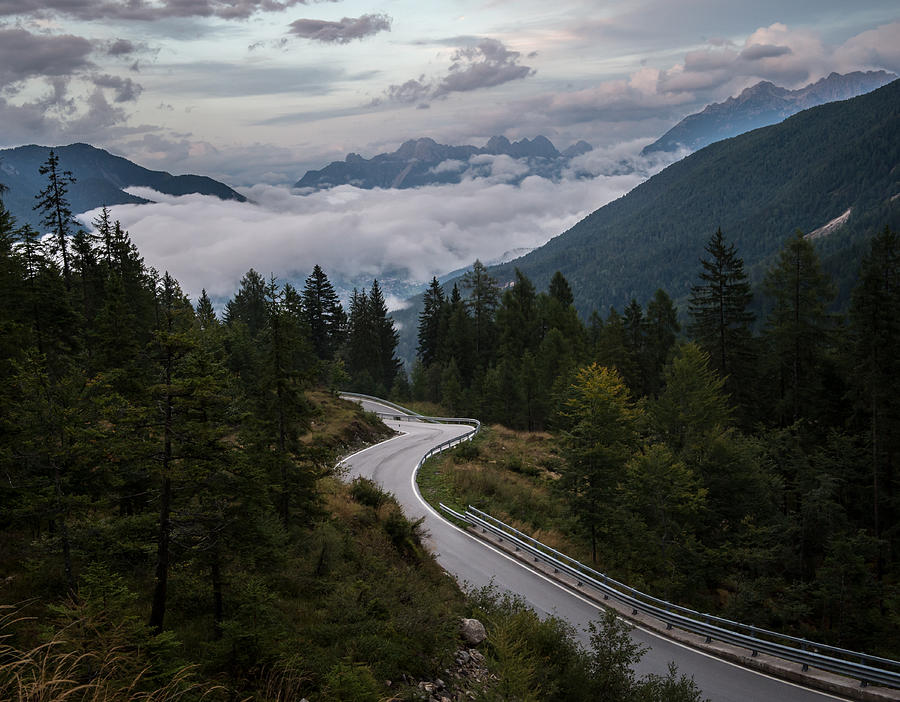 Mountains Photograph - Mountain Road by Wim Slootweg
