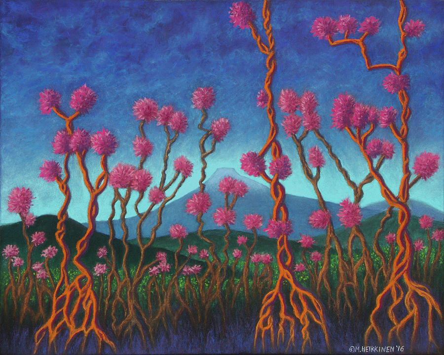 Flower Pastel - Mountain Roots 01 by Michael Heikkinen