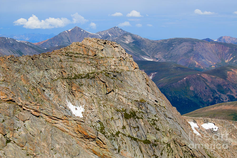 Mountain Scenery From Mount Evans Summit Photograph by Steven Krull