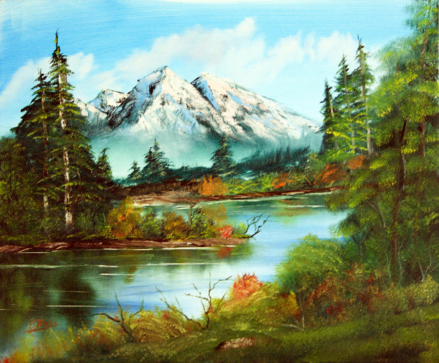 Mountain Splendor Painting by Barry Jones