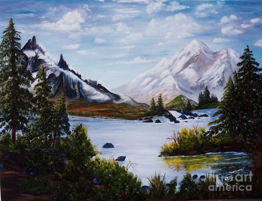 Mountain Splendor Painting by Myrna Walsh