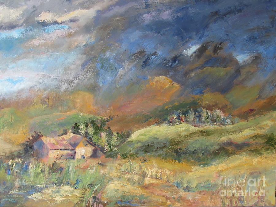 Mountain Storm Painting by John Nussbaum