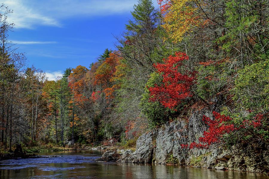 Mountain Stream in Fall Photograph by Kevin Craft