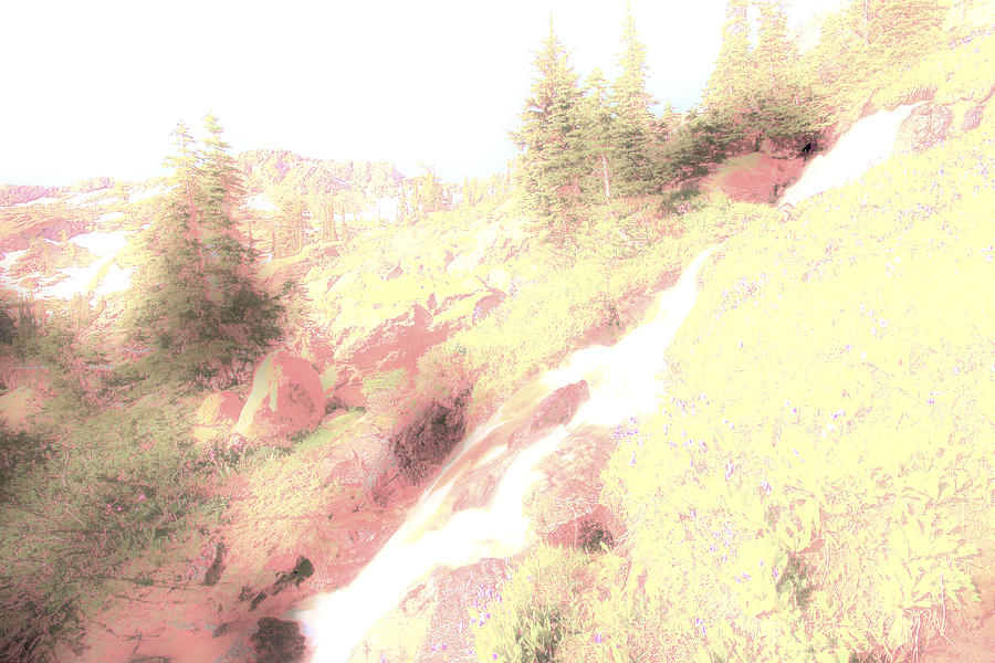 Mountain Stream Digital Art by Mark Pettinelli