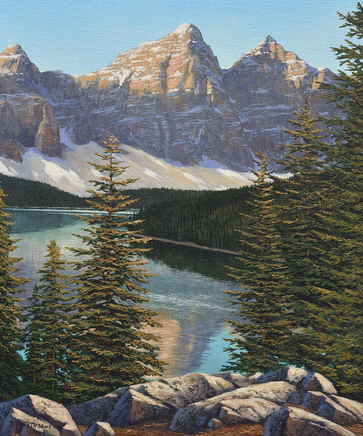 Mountain Sunrise Painting