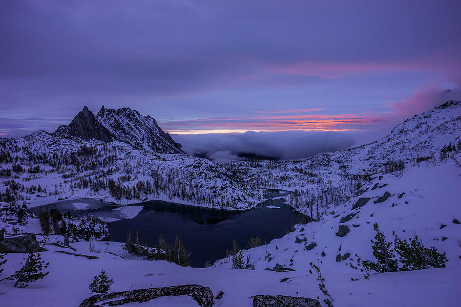 Mountain sunrise Photograph by Philip Cho