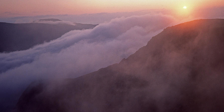 Mountain Photograph - Mountain Sunrise by John Perriment