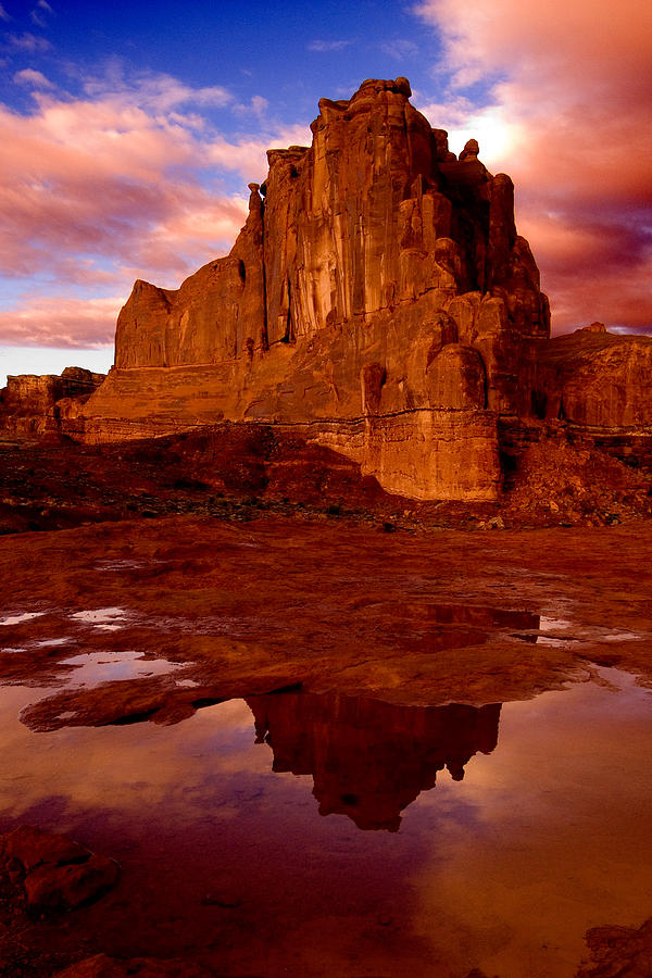 Mountain Sunrise Reflection Photograph by Harry Spitz