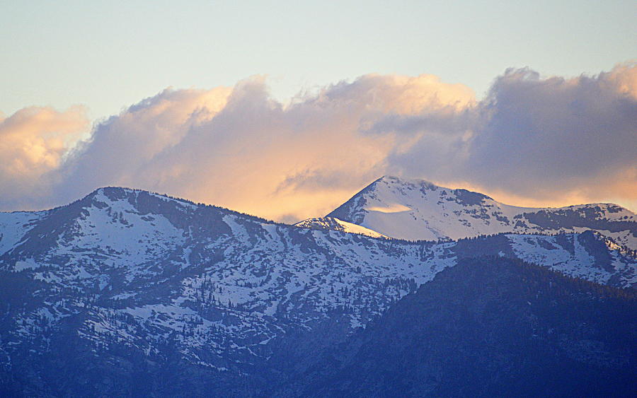 Mountain Sunset Photograph by AJ  Schibig