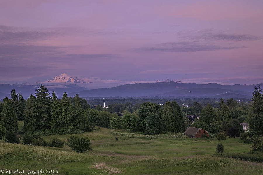Mountain Sunset Photograph by Mark Joseph