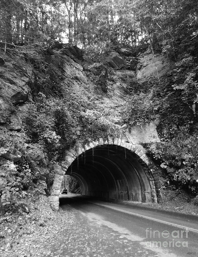 Mountain Tunnel Photograph by Phil Perkins