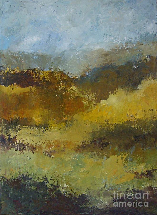 Mountain View Painting by Carolyn Barth