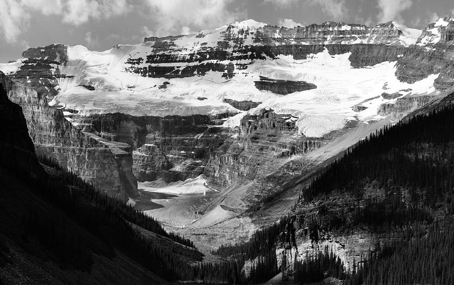 Black And White Photograph - Mountain View by David  Hubbs