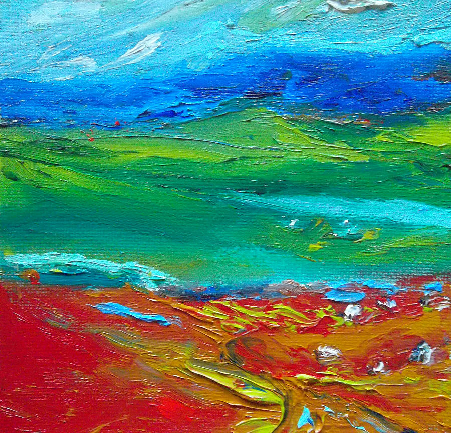 Mountain View Painting by Susan Esbensen