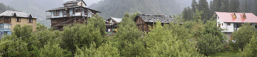 Mountain village panorama Photograph by Sumit Mehndiratta