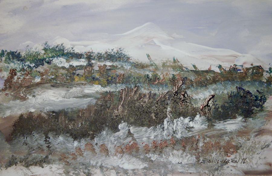 Mountain Vista Painting by Edward Wolverton