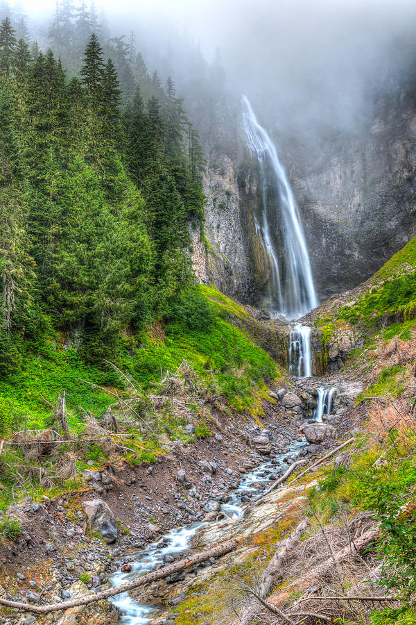 Mountain Waterfalls 5808 Photograph by Chris McKenna