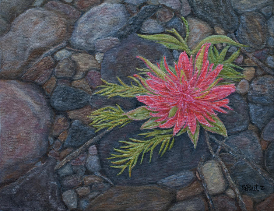 Mountain Wildflower Painting by Gay Pautz