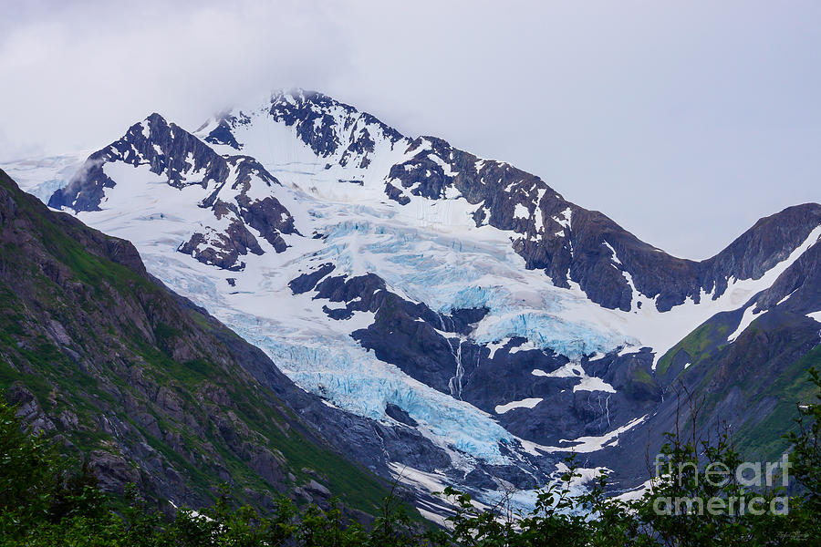Mountain with Glaciers Photograph by Jennifer White