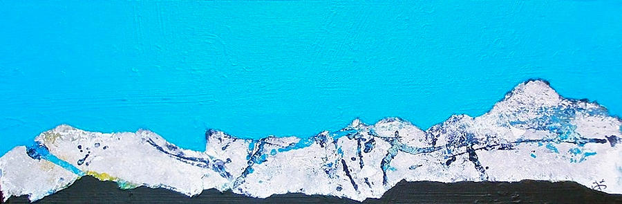 Nature Painting - Mountain by Wonju Hulse Nature Painting - Mountain by Wonju Hulse