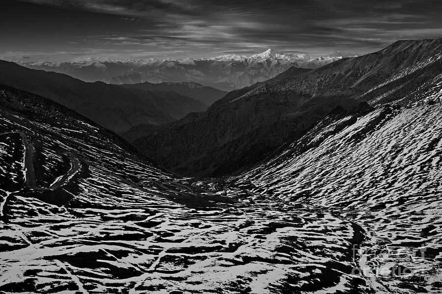 Black And White Photograph - Mountaineers dream by Awais Yaqub
