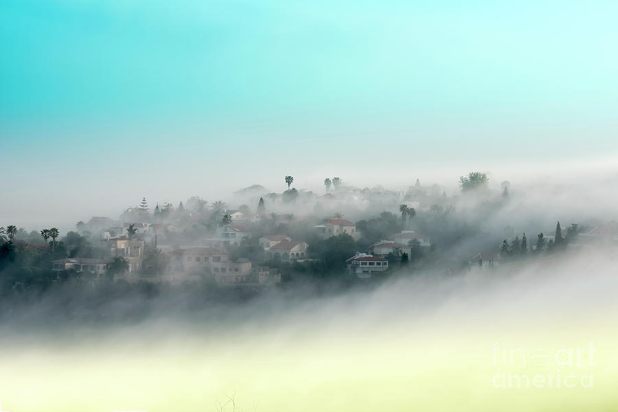 Mountainous Rural Village In Mist Photograph by Ezra Zahor