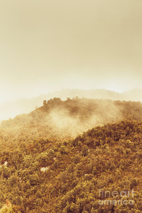 Mountainous Tasmanian mist Photograph by Jorgo Photography
