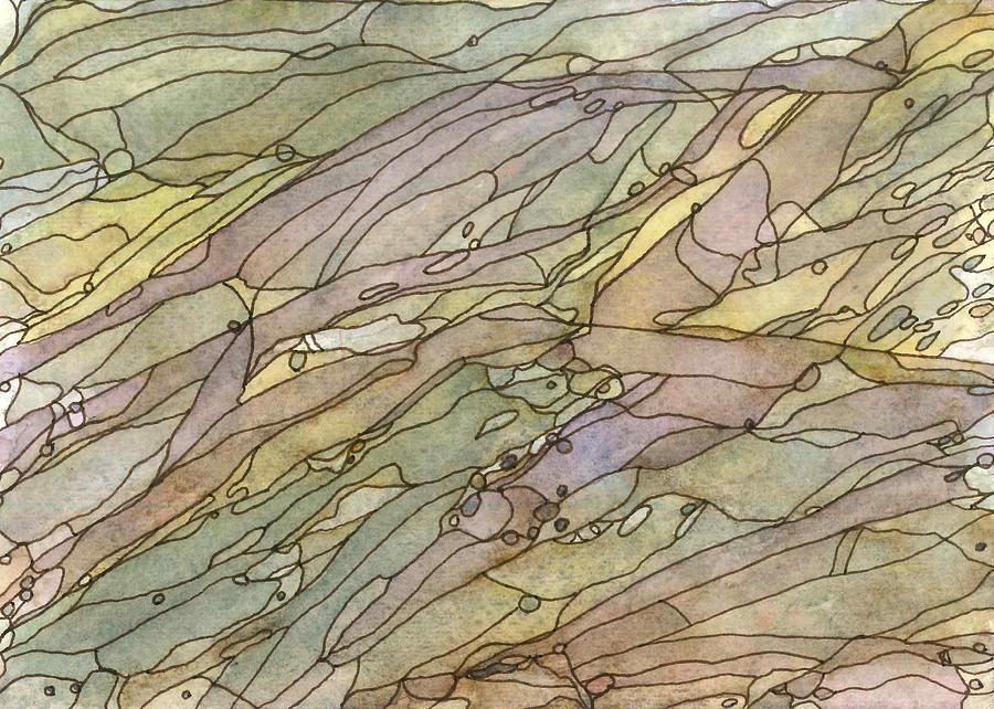 Mountains Painting - Mountains 10 by Katie Ree Mountains Painting - Mountains 10 by Katie Ree