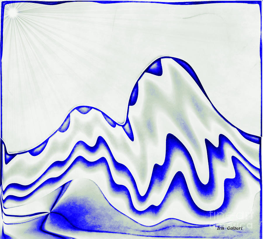 Mountains calling Digital Art by Iris Gelbart