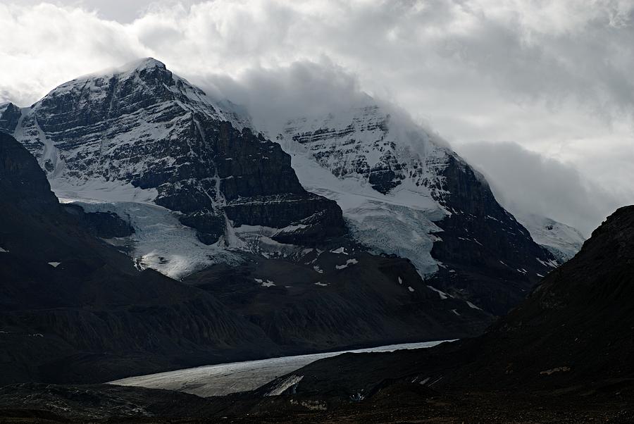 Mountains Clouds and Glaciers Photograph by Larry Ricker