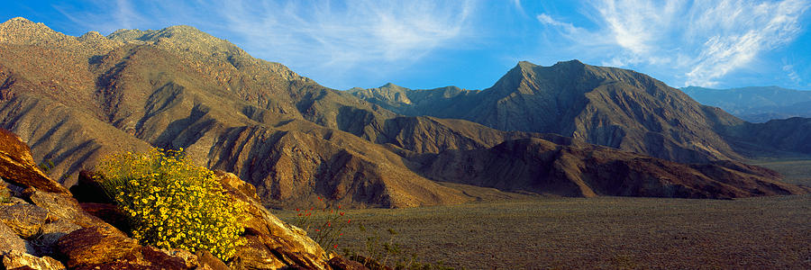 Mountains In Anza Borrego Desert State Photograph by Panoramic Images