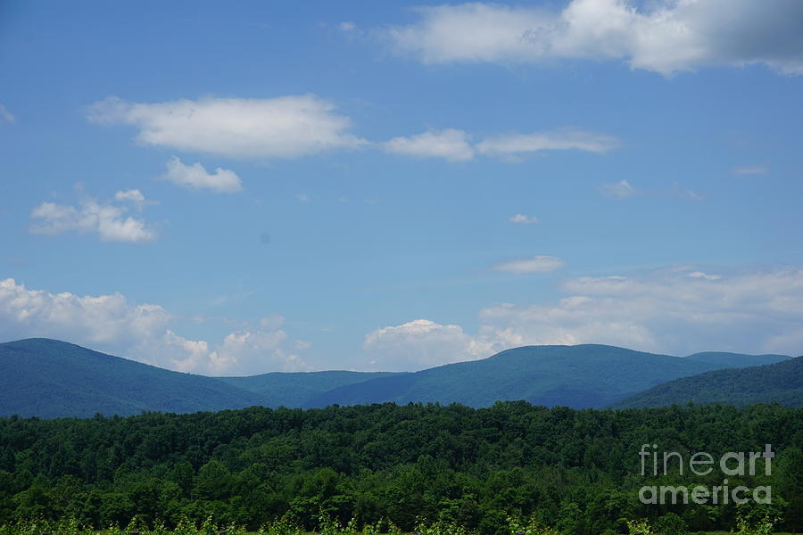 Mountains in Charlottesville Virginia Photograph by Jimmy Clark