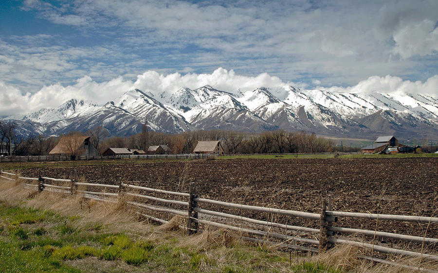 Mountains in Logan Utah Photograph by James Steele