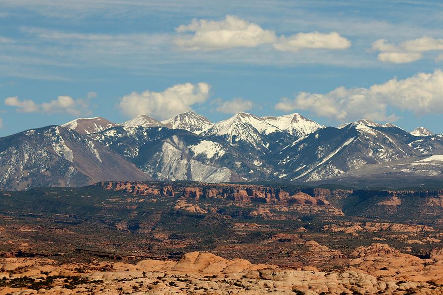 Mountains in Moab - 3  Photograph by Christy Pooschke