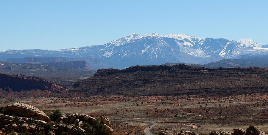 Mountains in Moab - 5 Photograph by Christy Pooschke