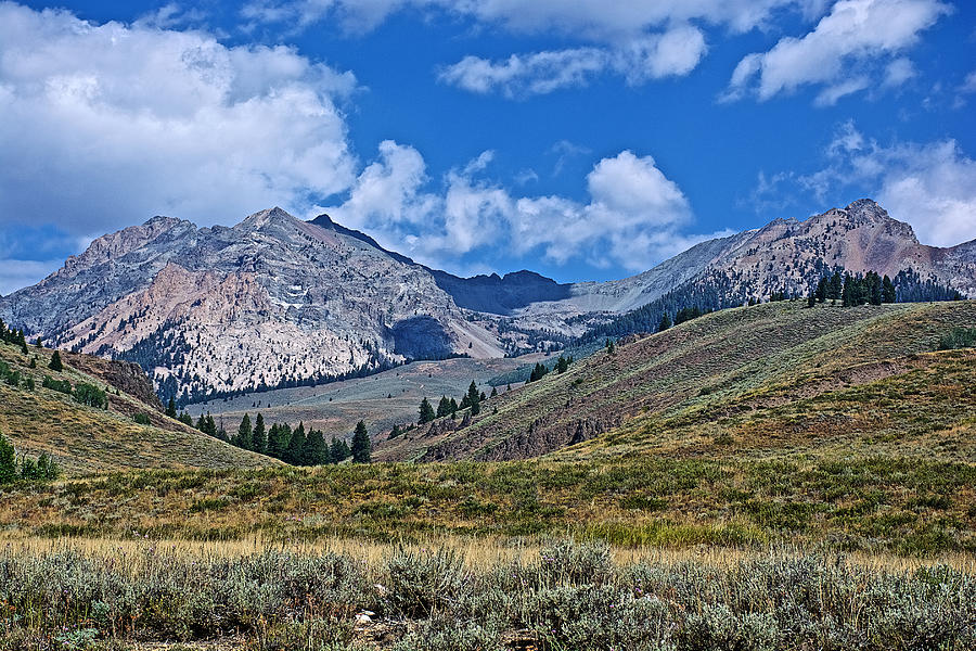 Mountains in Sawtooth National Recreation Area-Idaho Photograph by Ruth Hager