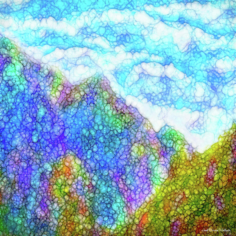 Mountains In The Clouds Digital Art by Joel Bruce Wallach