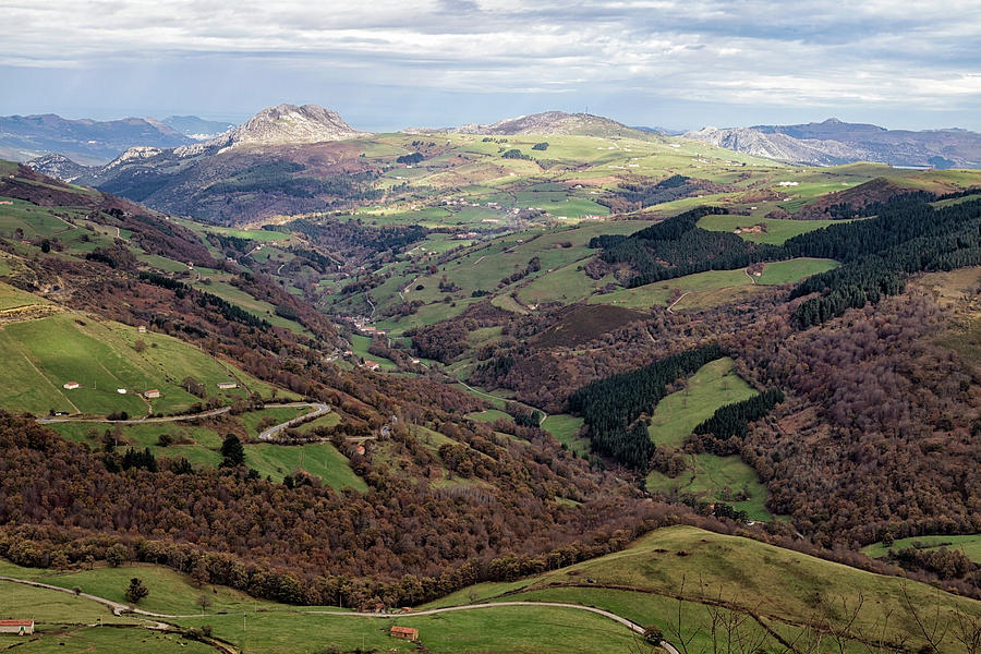 Mountains of Cantabria Spain Photograph by Shirley Mitchell