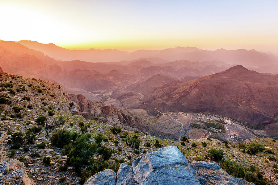 Mountains of Oman Photograph by Alexey Stiop