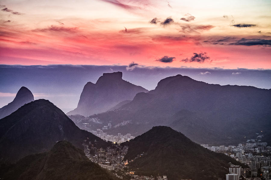 Mountains of Rio at Sunset Photograph by Desiree Silva - Fine Art America