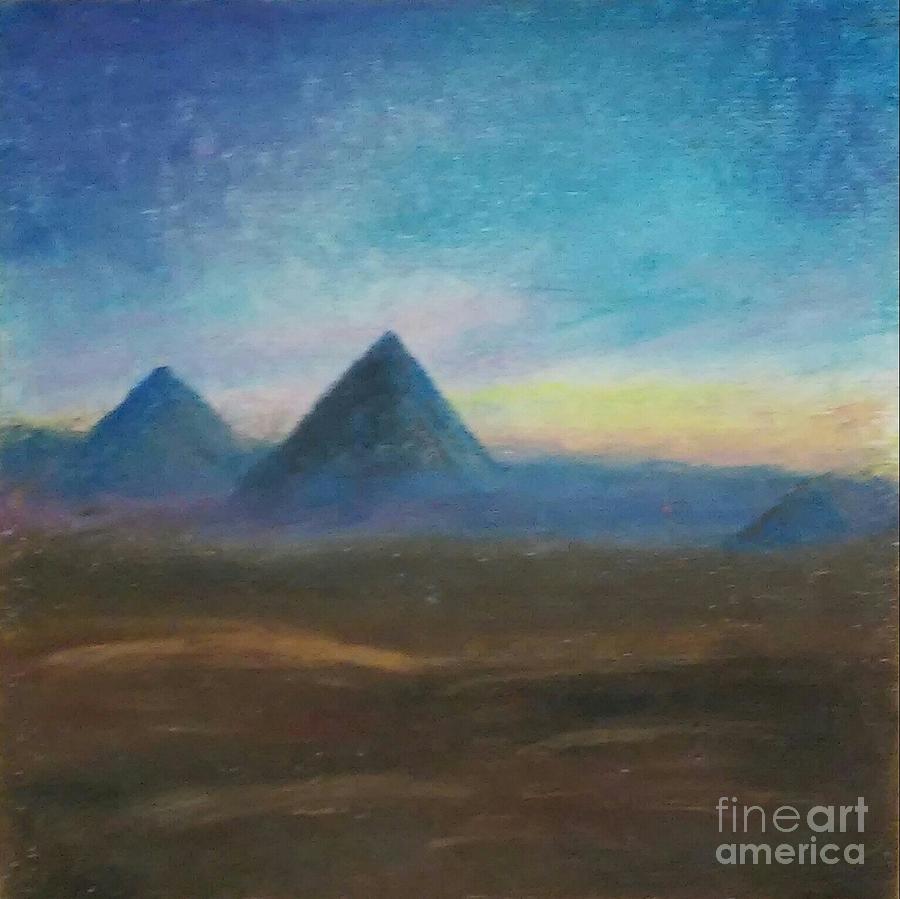 Mountains Of The Desert I Painting