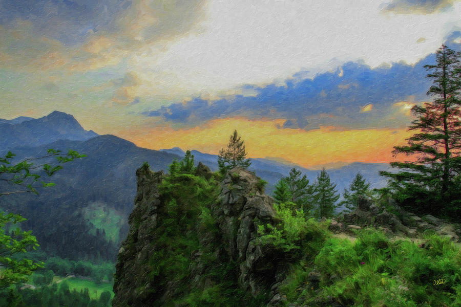 Mountains Tatry National Park - POL1003778 Painting by Dean Wittle