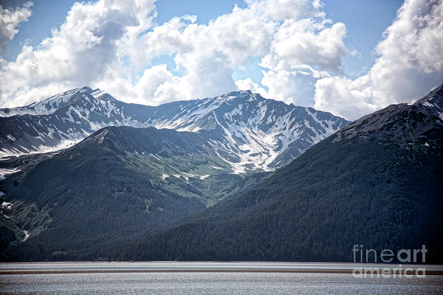 Mountains Water Alaska Photograph by Chuck Kuhn