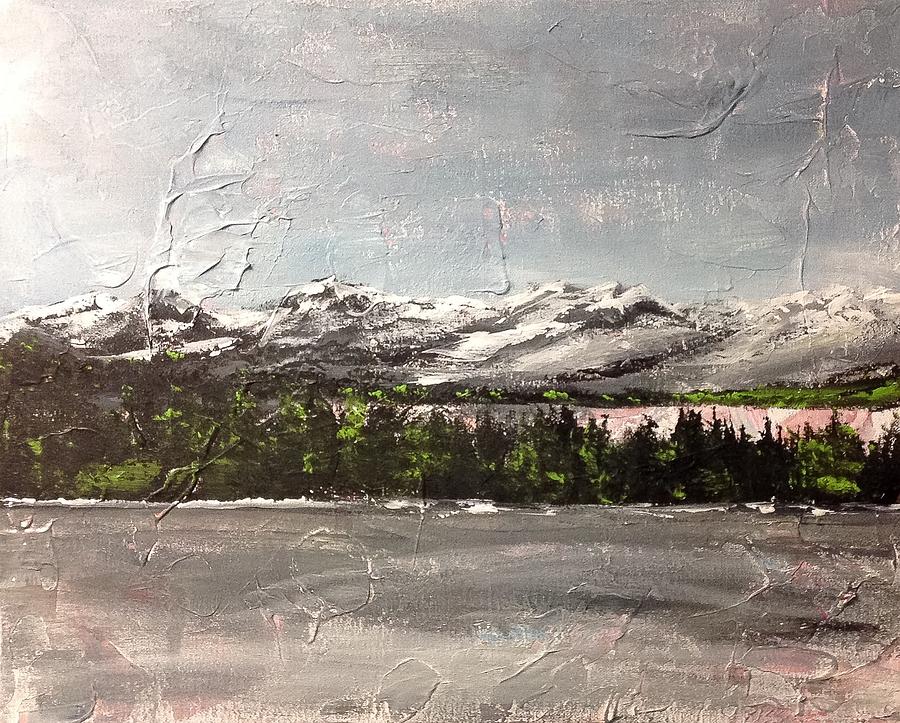 Mountainscape Redux No.1 Painting by Desmond Raymond