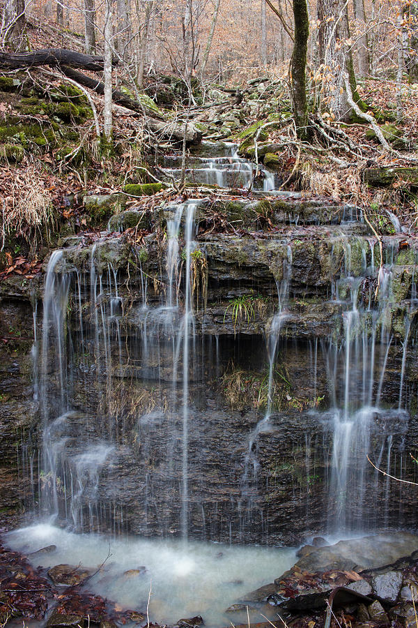 Mountainside Waterfall Photograph by Tammy Chesney