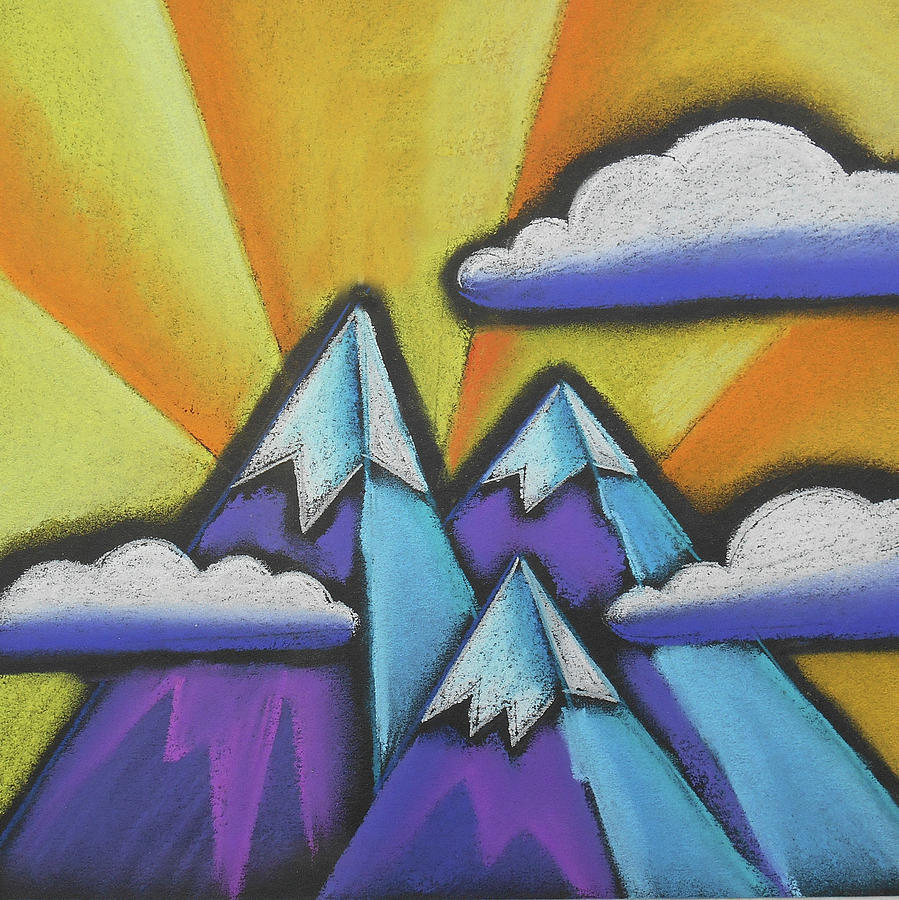 Mountaintop Painting by Leon Zernitsky