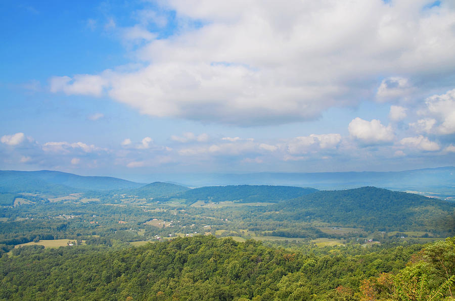 Mountaintop View - Shenandoah Valley Virginia Photograph by Bill Cannon ...