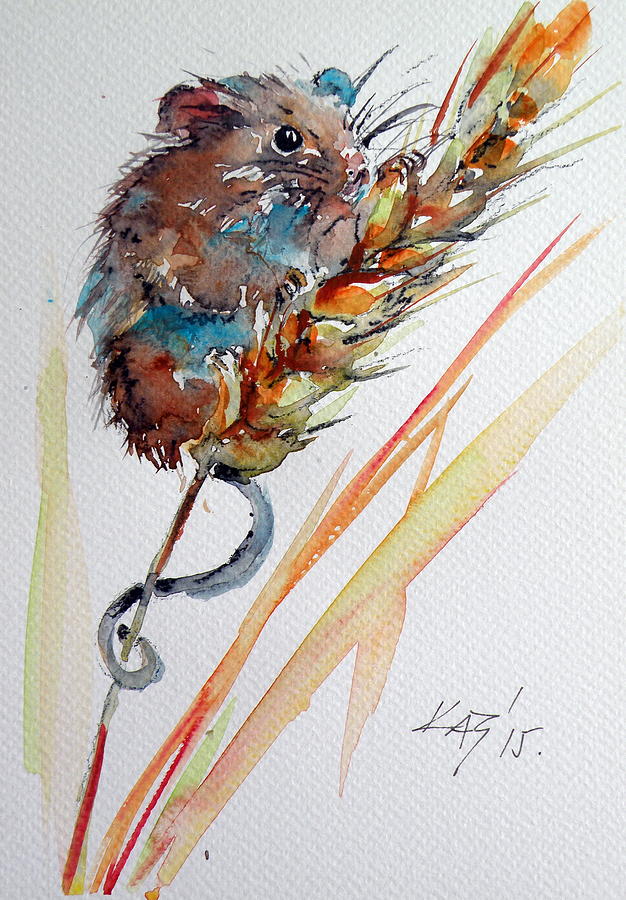 Mouse Painting by Kovacs Anna Brigitta