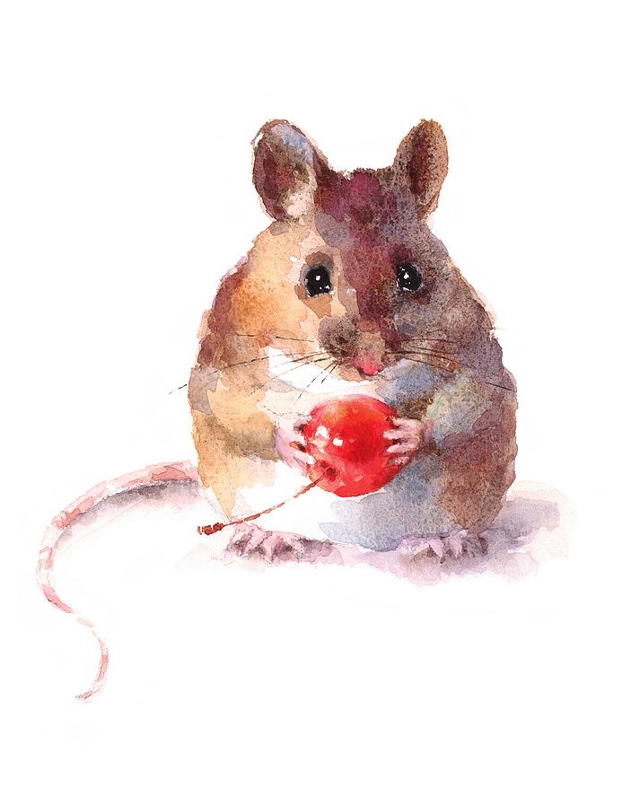 Mouse Painting by Maria Stezhko