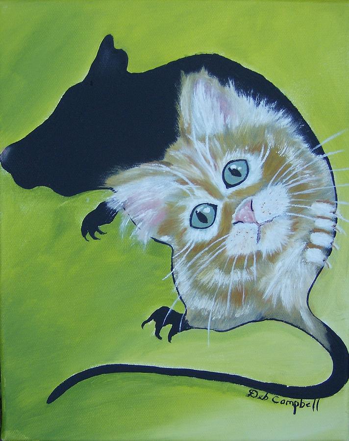 Mouser Painting by Debra Campbell